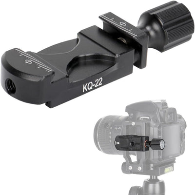 koolehaoda Universal Quick Release Clamp with Cold Shoe Mount Adapter and 1/4